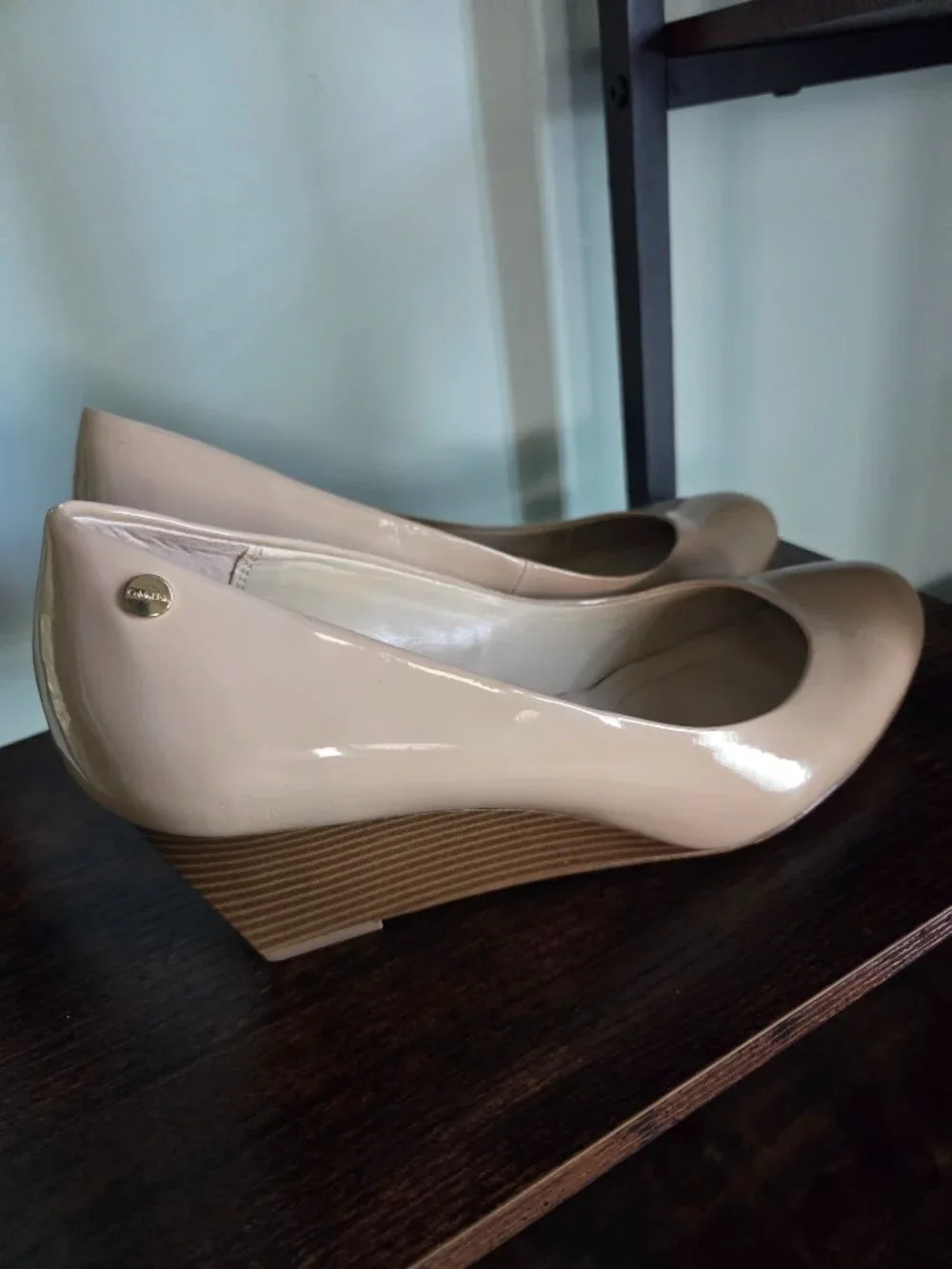 Calvin Klein Nude Wedge heel